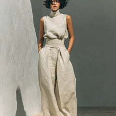 Rue | Minimalist Sleeveless Linen Set