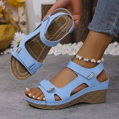 Greer | Orthopaedic Sandals with Cushioned Sole – Sky Blue