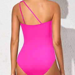 Odette | One Shoulder Swimsuit with Ruched Detail
