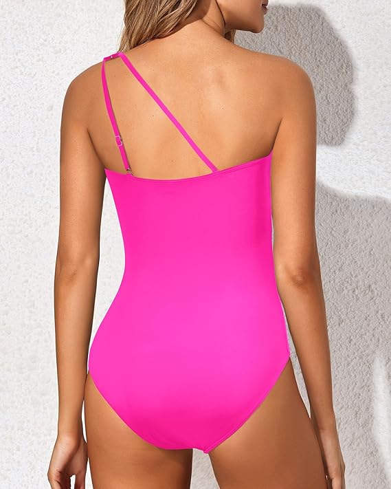 Odette | One Shoulder Swimsuit with Ruched Detail