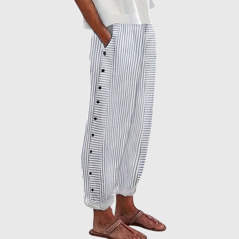 Frankie | Effortless Wide Leg Pants – Grey