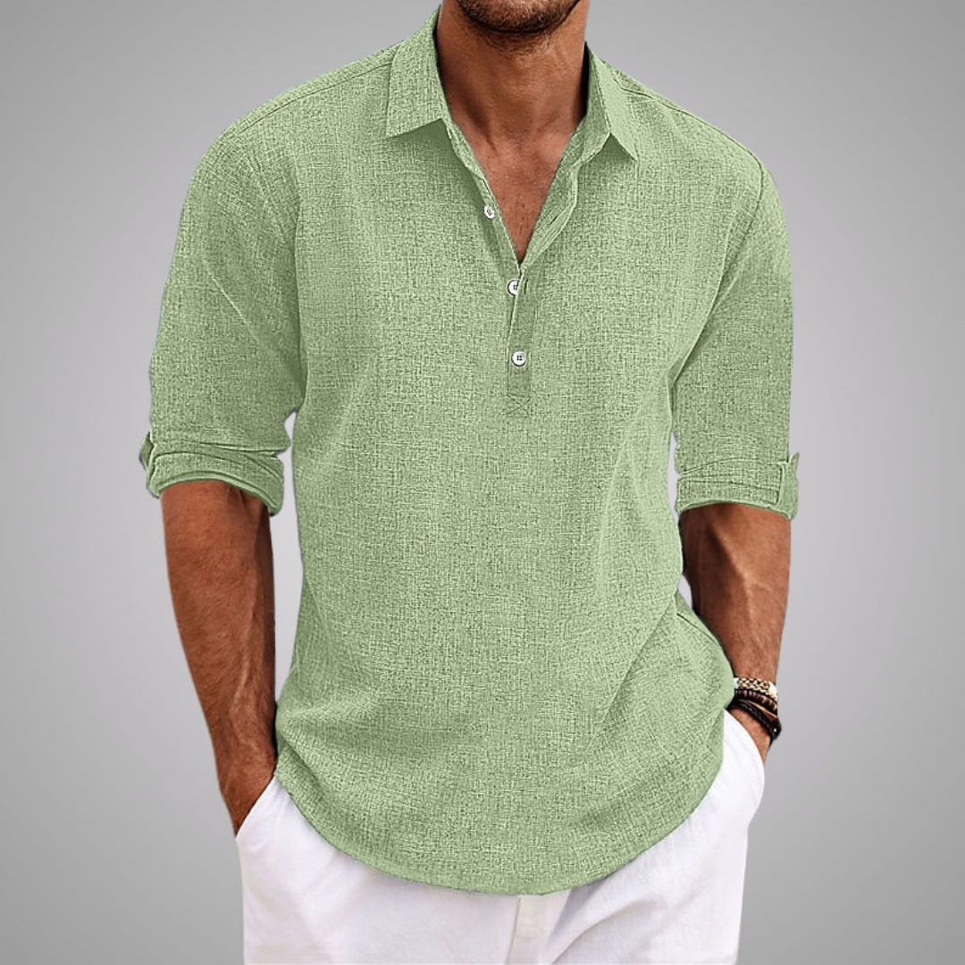 Sawyer | Lightweight Casual Summer Shirt – Green