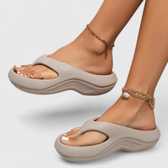 Romilly | Lightweight Foam Slide Sandals – Grey