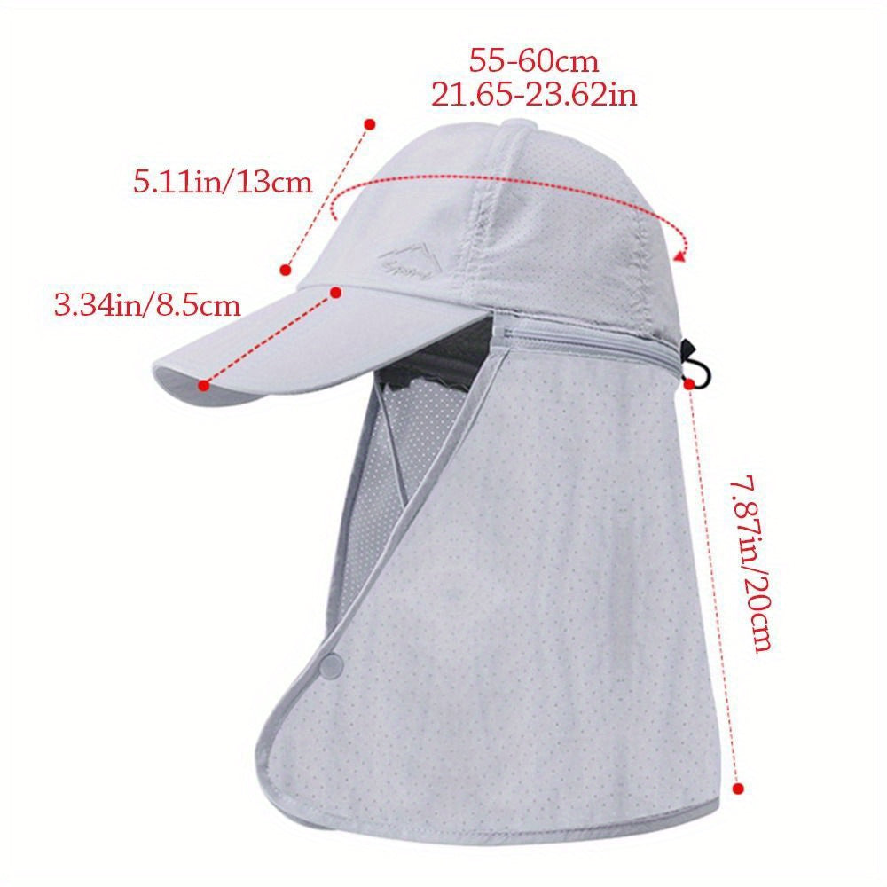 Perrin | Legionnaire Hat with Neck Flap and UV Protection