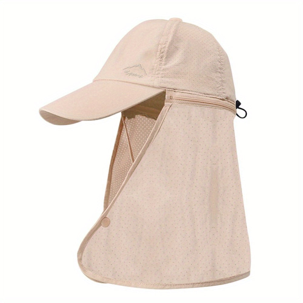 Perrin | Legionnaire Hat with Neck Flap and UV Protection – Beige