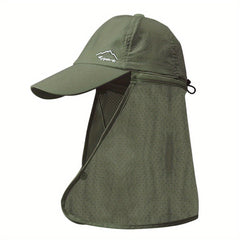Perrin | Legionnaire Hat with Neck Flap and UV Protection – Olive