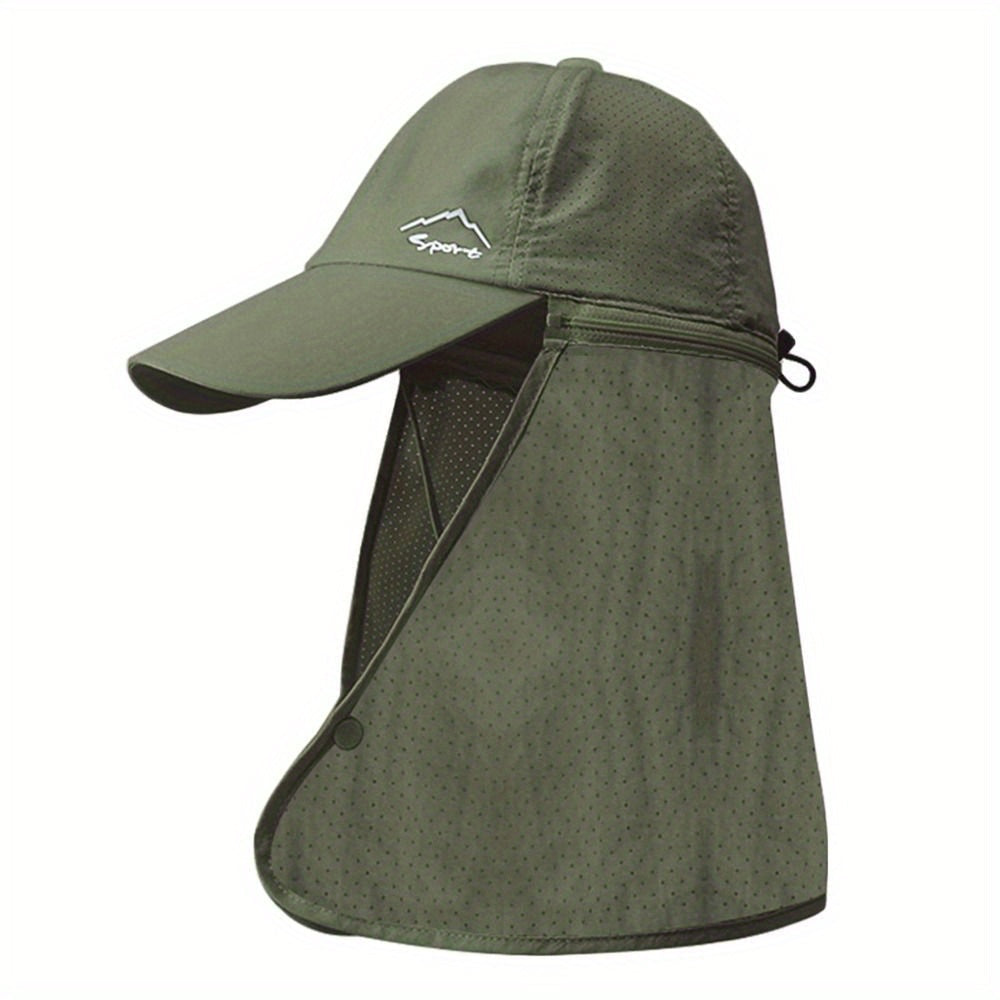 Perrin | Legionnaire Hat with Neck Flap and UV Protection – Olive
