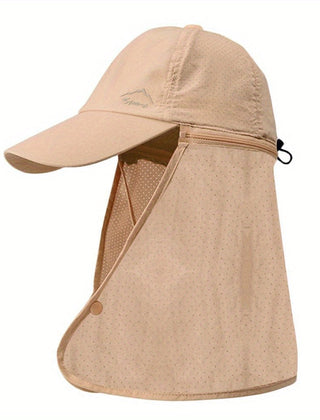 Perrin | Legionnaire Hat with Neck Flap and UV Protection – Khaki