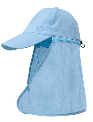 Perrin | Legionnaire Hat with Neck Flap and UV Protection – Blue