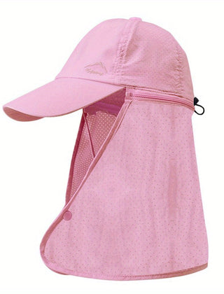Perrin | Legionnaire Hat with Neck Flap and UV Protection – Pink