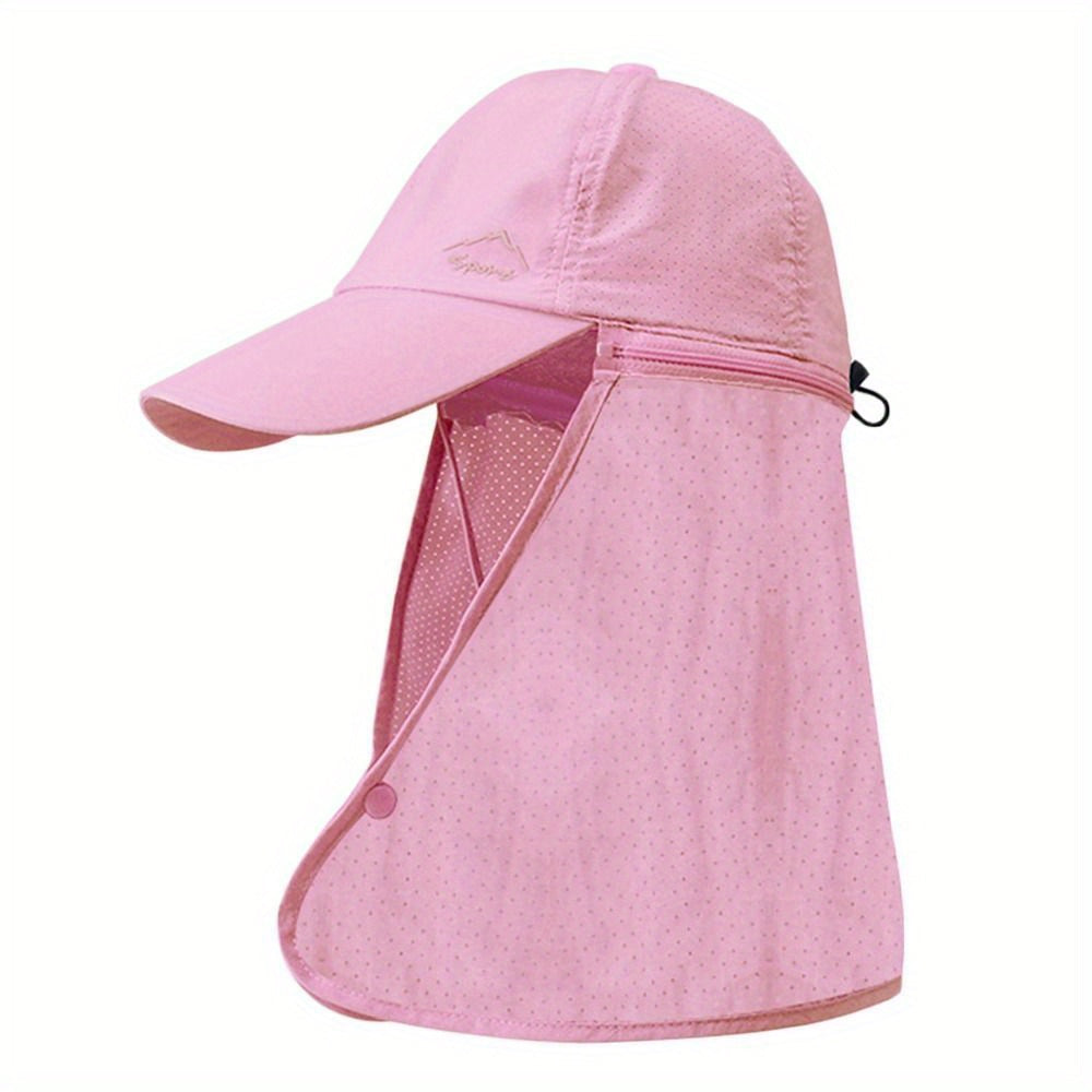 Perrin | Legionnaire Hat with Neck Flap and UV Protection – Pink