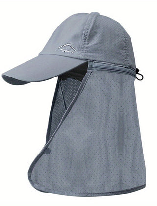 Perrin | Legionnaire Hat with Neck Flap and UV Protection – Dark Grey