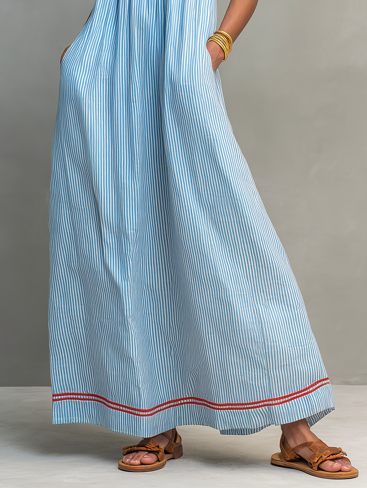 Anwen | Mediterranean Breeze Midi Dress