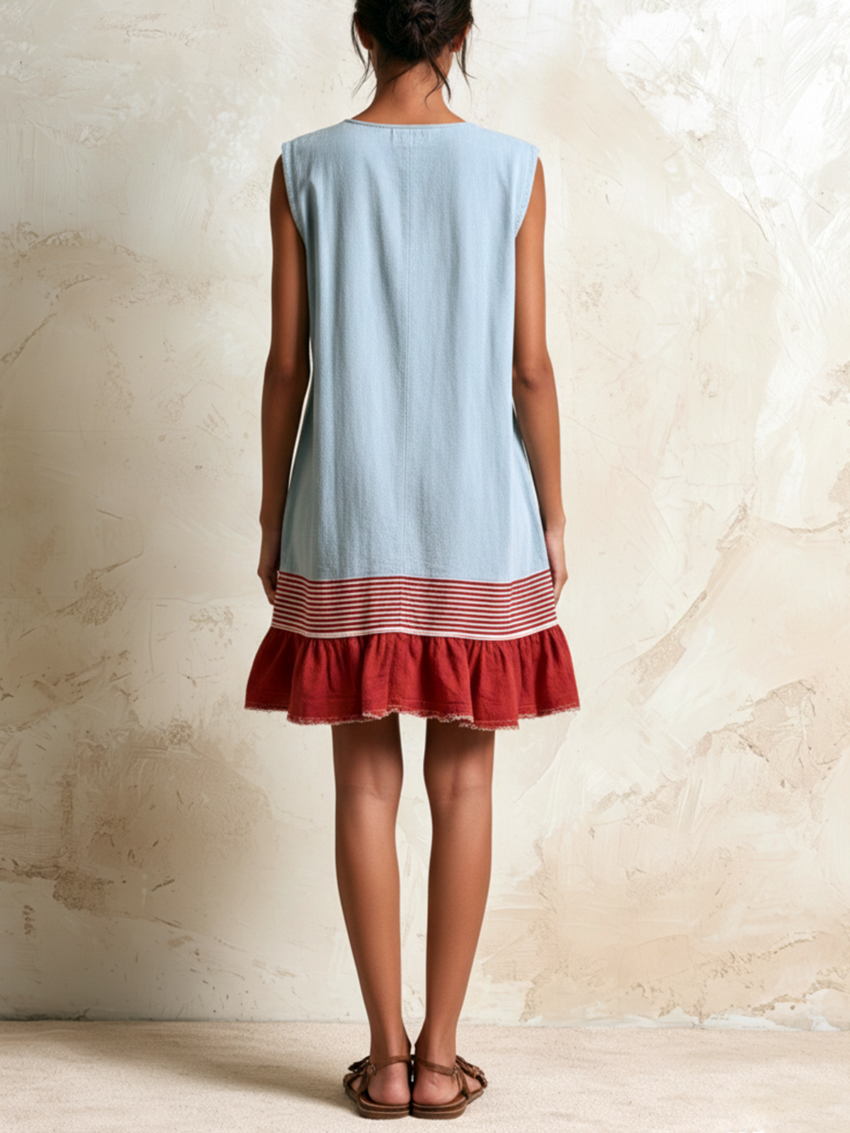 Fernanda | Ruffle Hem Tunic Dress