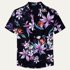 Elio | Tropical Hawaiian Shirt with Coconut Print