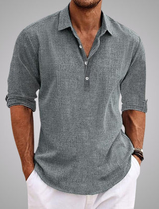 Sawyer | Lightweight Casual Summer Shirt – Grey