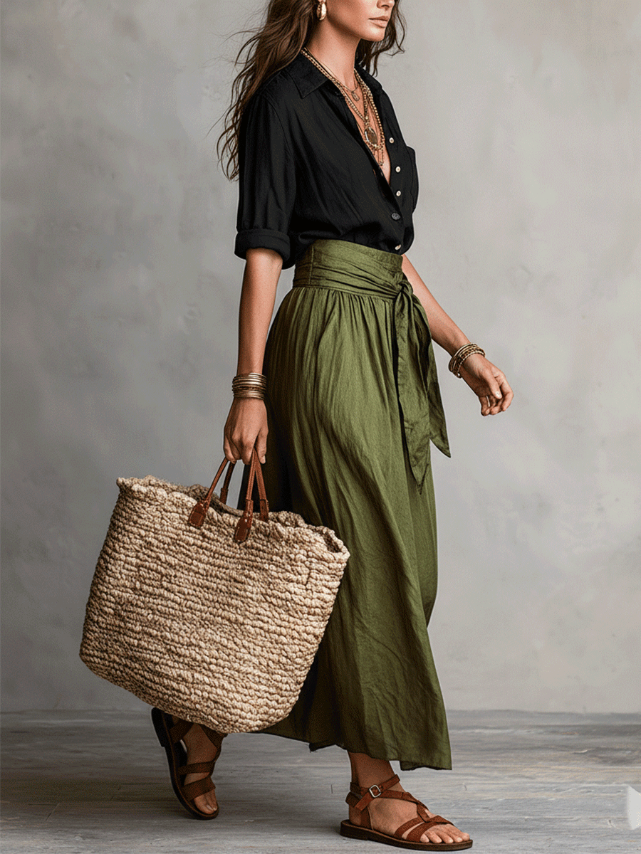 Quincey | Boho Skirt and Top Set