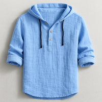 Nash | Linen Shirt with Hood