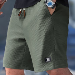 Rhys | Lightweight Cotton Casual Shorts – Green