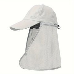 Perrin | Legionnaire Hat with Neck Flap and UV Protection – Light Grey