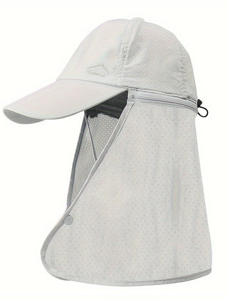 Perrin | Legionnaire Hat with Neck Flap and UV Protection – Light Grey