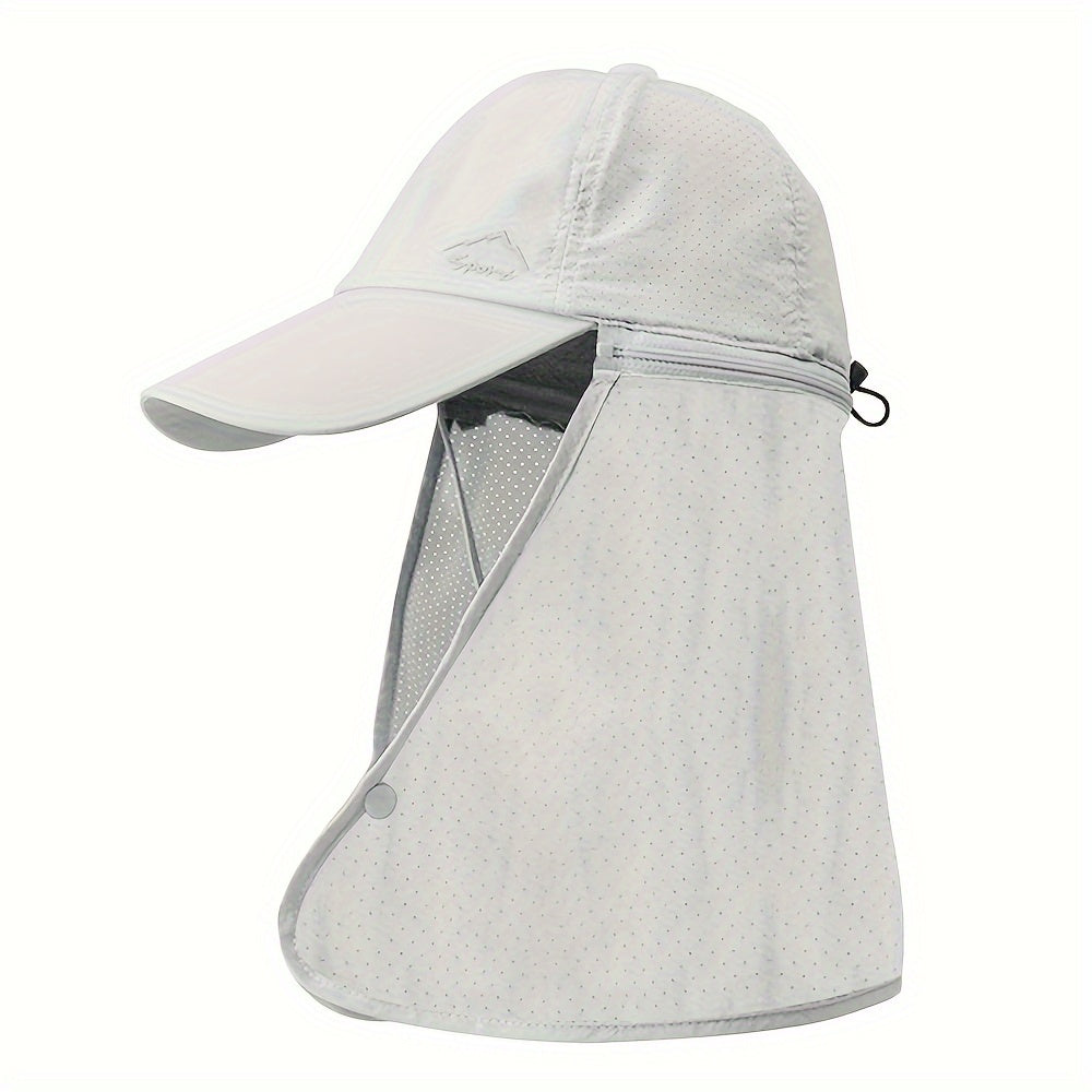 Perrin | Legionnaire Hat with Neck Flap and UV Protection – Light Grey