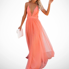 Sunniva | Light V-Neck Maxi Dress
