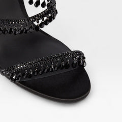 Melisande | Women's Crystal Strappy Heeled Evening Sandals