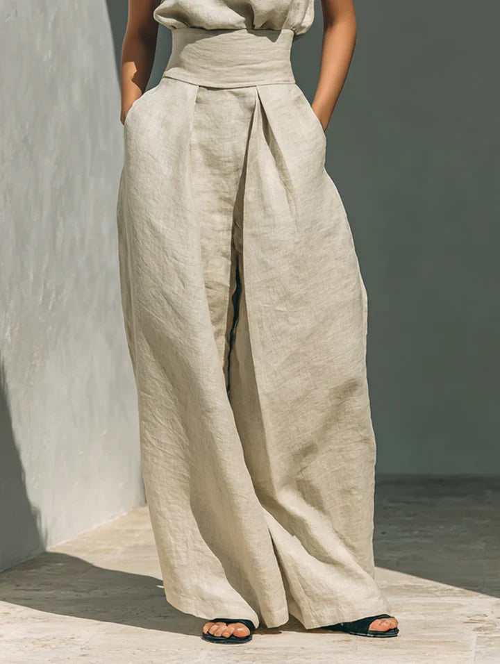 Rue | Minimalist Sleeveless Linen Set