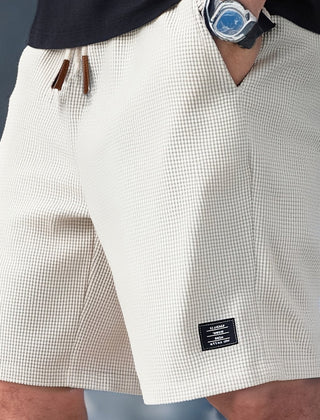 Rhys | Lightweight Cotton Casual Shorts – White