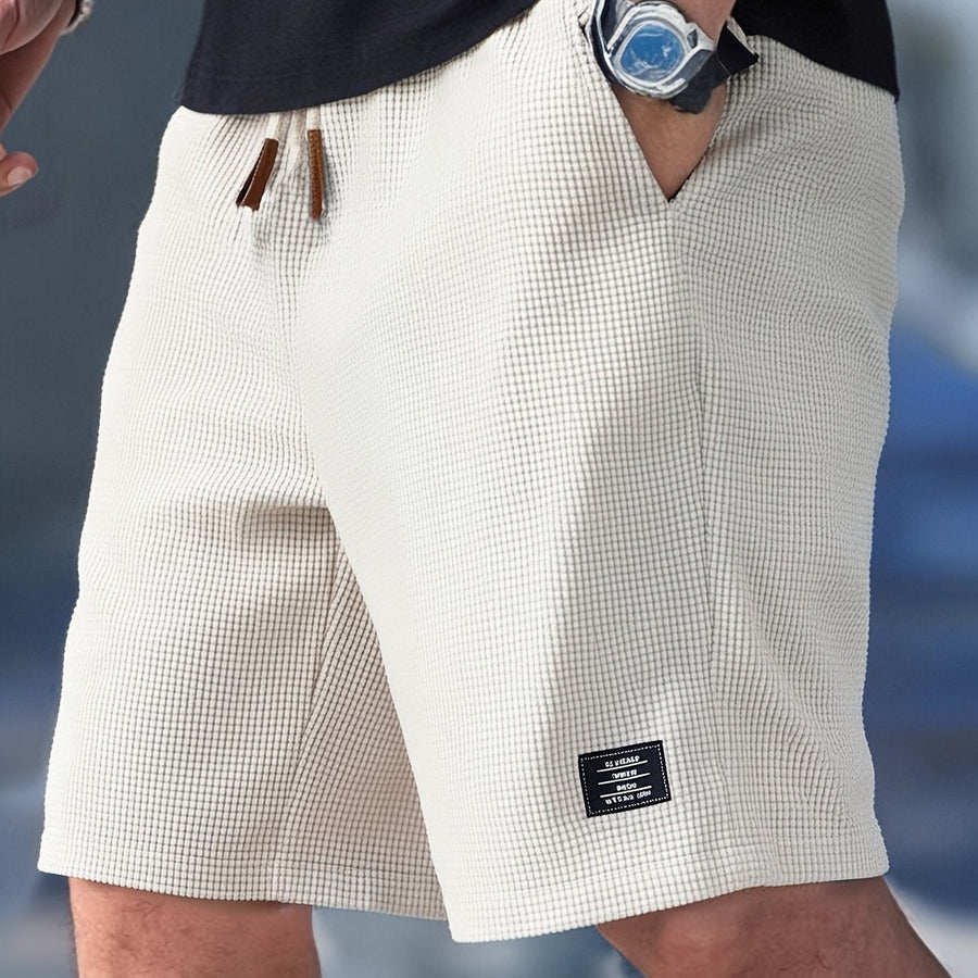 Rhys | Lightweight Cotton Casual Shorts – White