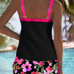 Coco | Two Piece Tankini with Swim Shorts