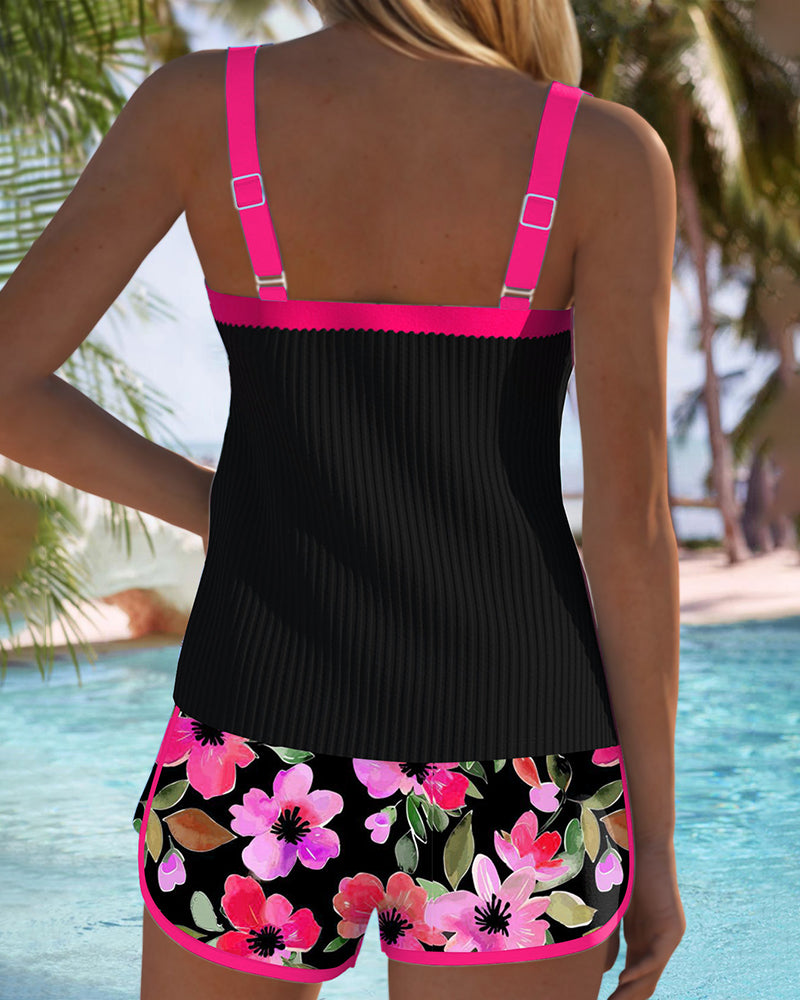 Coco | Two Piece Tankini with Swim Shorts