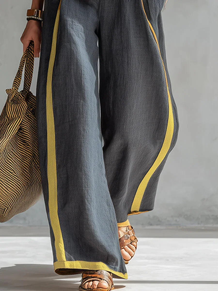 Peggy | Two Piece Set with Contrast Trim
