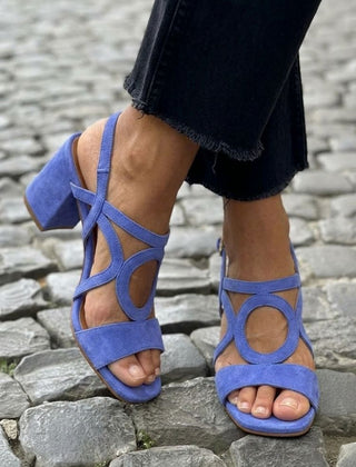 Verena | Colourful Summer Strap Sandals – Blue