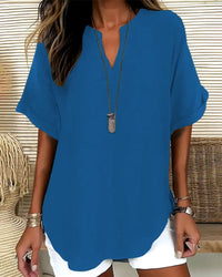 Linnea | Relaxed Fit Linen Blouse