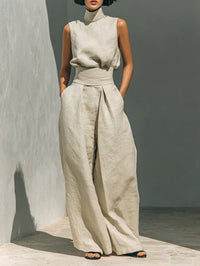 Rue | Minimalist Sleeveless Linen Set