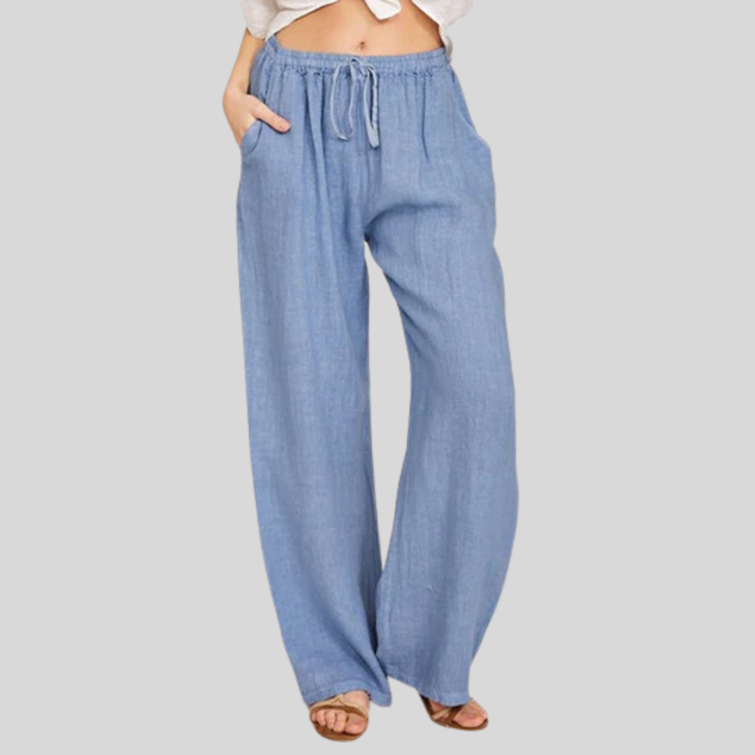 Elle | Wide Leg Drawstring Pants