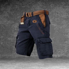 Theo | Cargo Shorts with Six Pockets – Navy