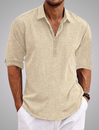Sawyer | Lightweight Casual Summer Shirt – Beige