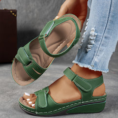 Dinah | Supportive Orthopaedic Slide Sandals – Army Green