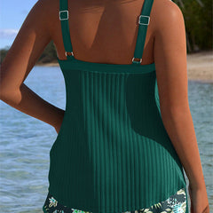 Bellamy | Women's Striped Tankini with Swim Shorts