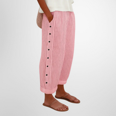 Frankie | Effortless Wide Leg Pants – Red