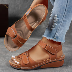 Dinah | Supportive Orthopaedic Slide Sandals – Terracotta