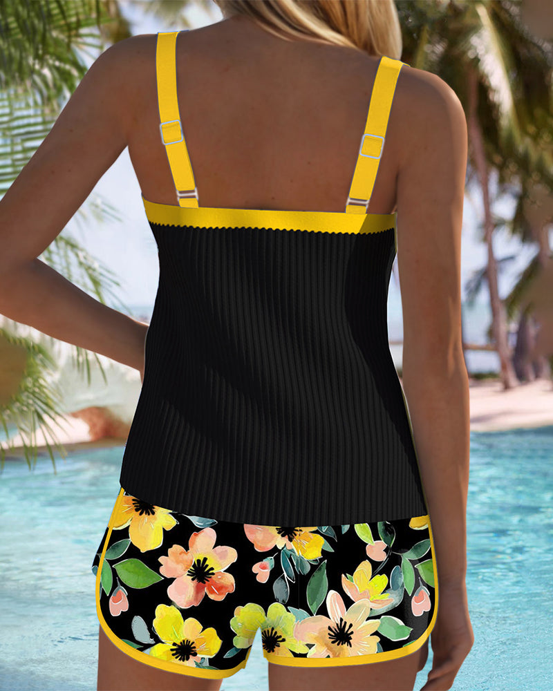 Coco | Two Piece Tankini with Swim Shorts
