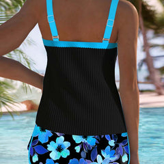 Coco | Two Piece Tankini with Swim Shorts