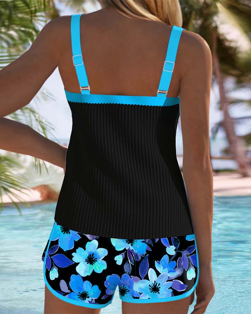 Coco | Two Piece Tankini with Swim Shorts
