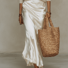 Ottilia | Knit and Satin Midi Set