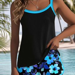 Coco | Two Piece Tankini with Swim Shorts