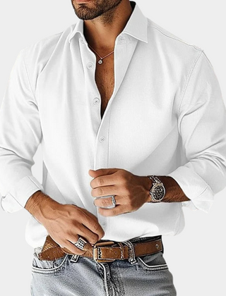 Rafferty | Wrinkle-Free Long Sleeve Shirt – White